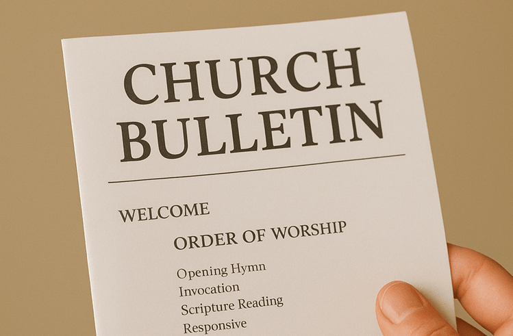 Church Bulletins