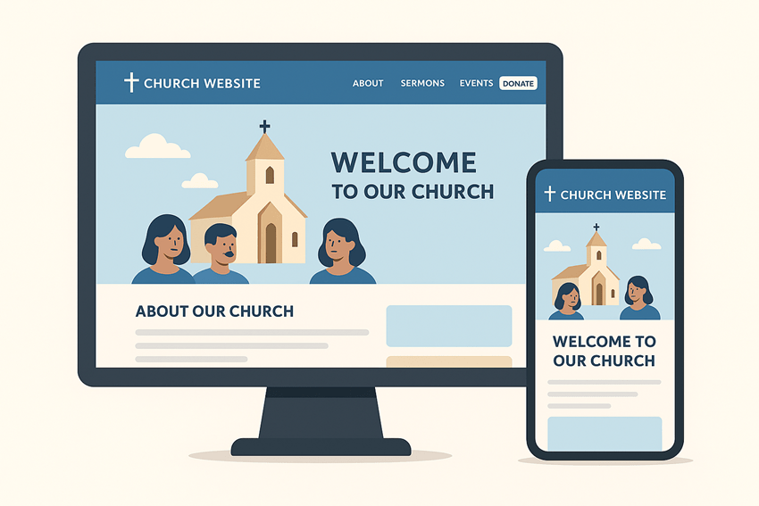 Responsive Church website