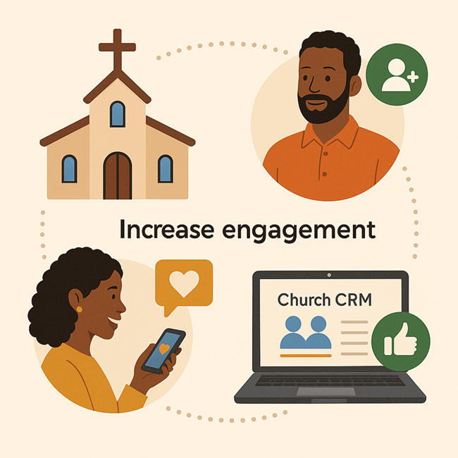 Church CRM increase engagment